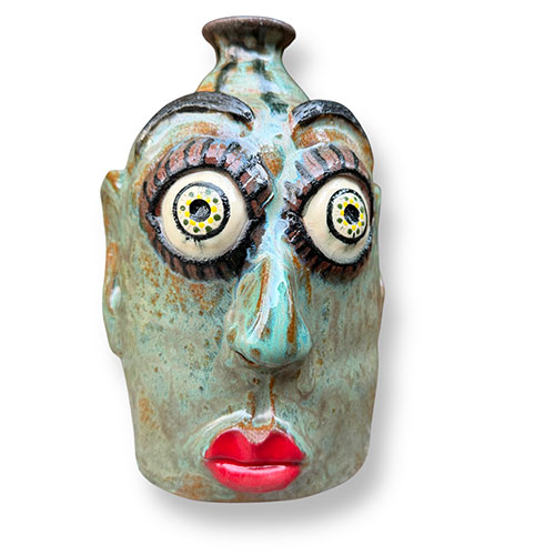 Heather Head 8" Face Jug DP6074